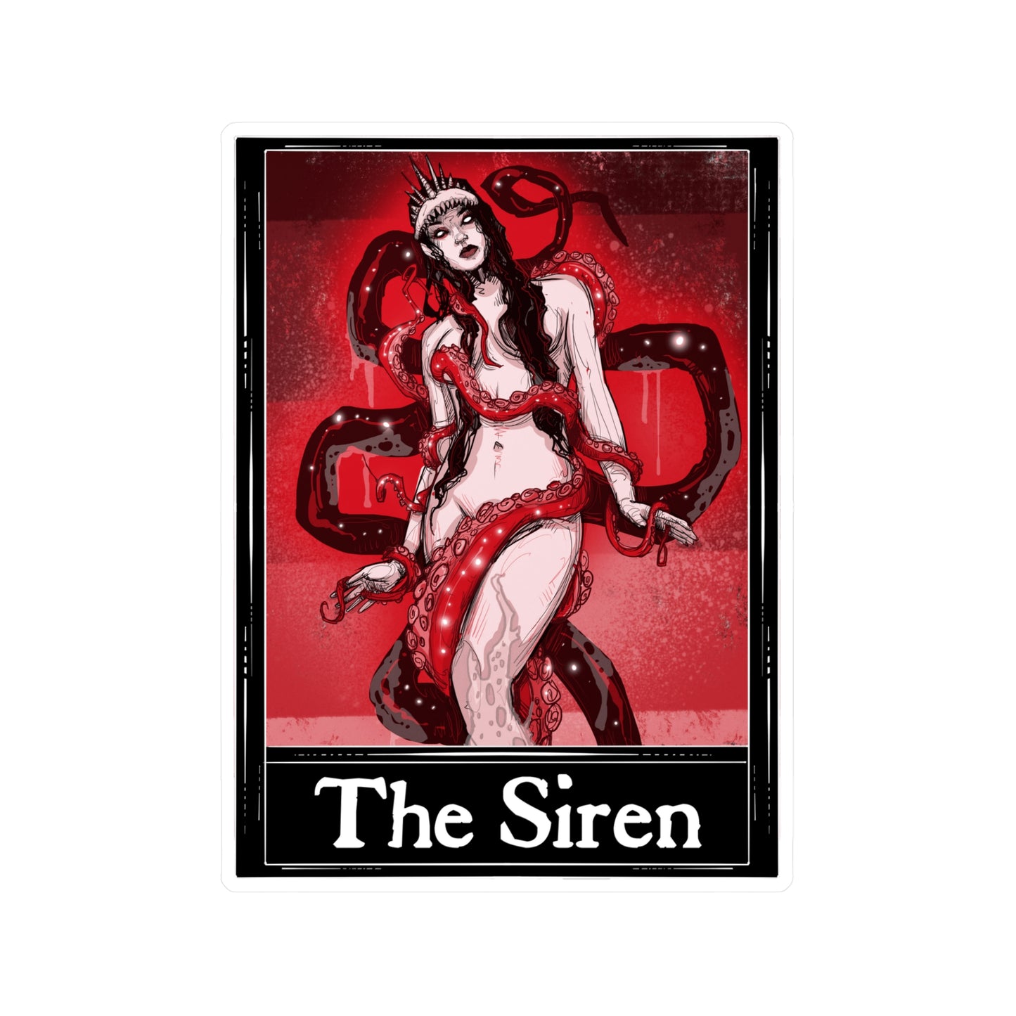 The Siren Tarot Kiss-Cut Vinyl Decal