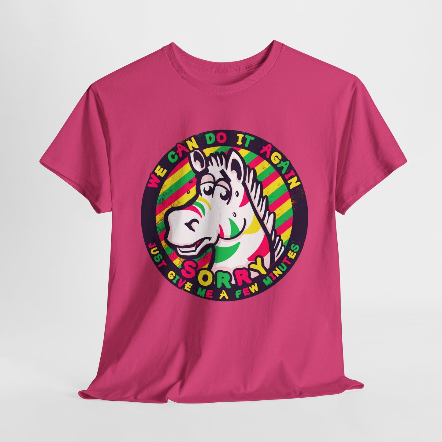 Premature Zebra Unisex Heavy Cotton Tee