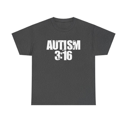 Autism 3:16 Unisex Heavy Cotton Tee