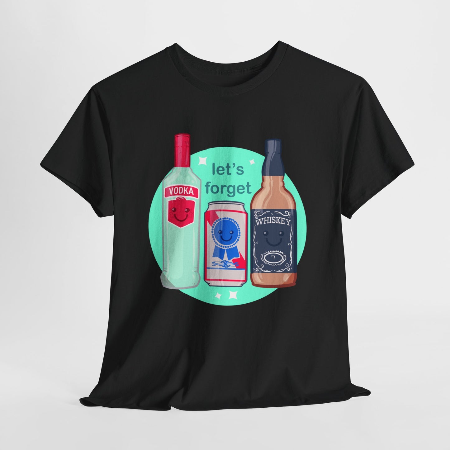 Let's Forget Unisex Heavy Cotton Tee