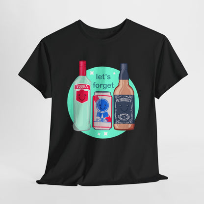 Let's Forget Unisex Heavy Cotton Tee