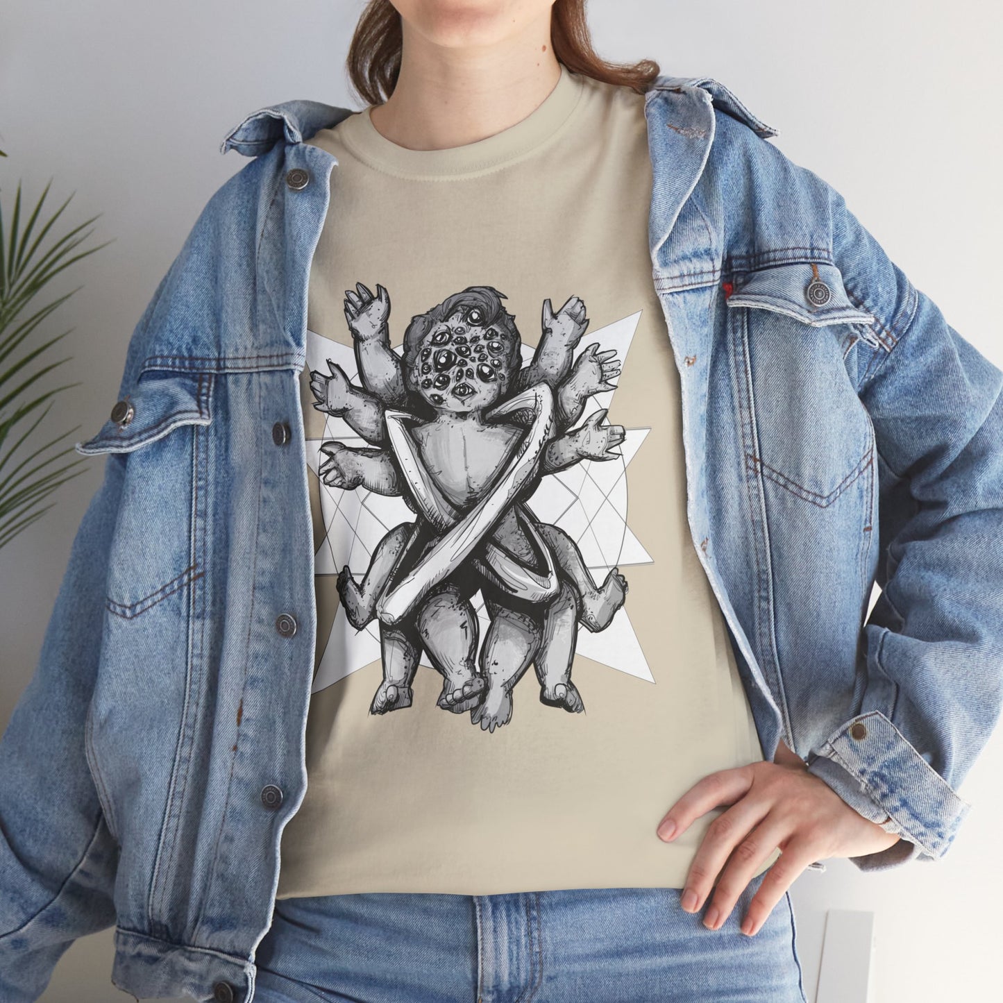 Biblically Accurate Baby Jesus Unisex Heavy Cotton Tee