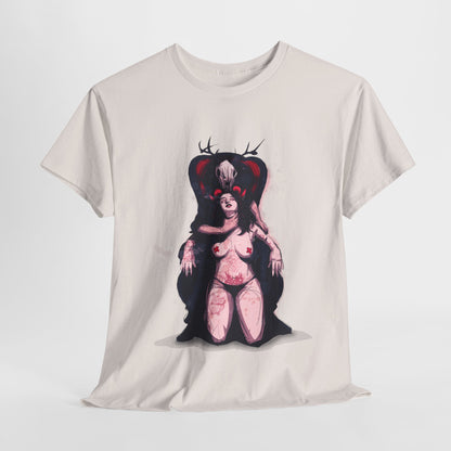 Deer Daddy Series 7: Daddy v Demoni  Unisex Heavy Cotton Tee