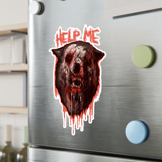 Shimmer Bear Kiss-Cut Vinyl Decal