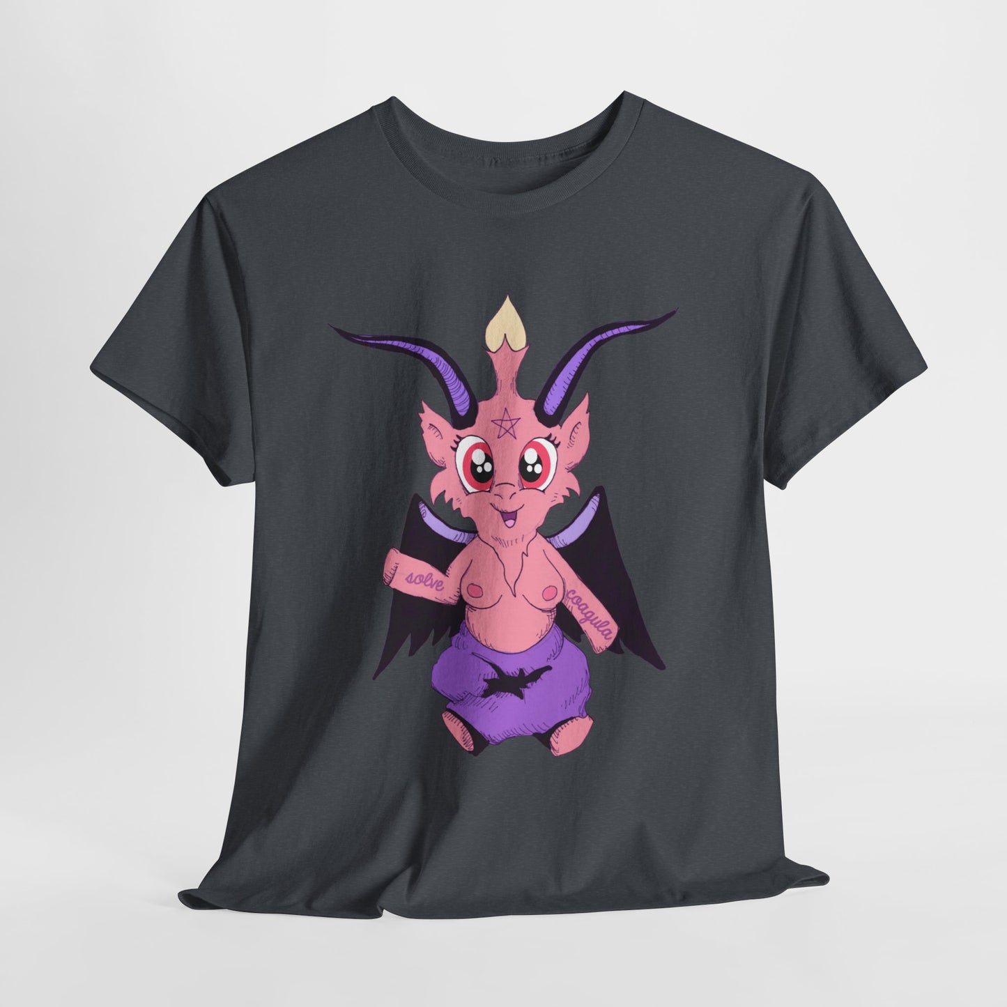 Little Baphomet Unisex Heavy Cotton Tee