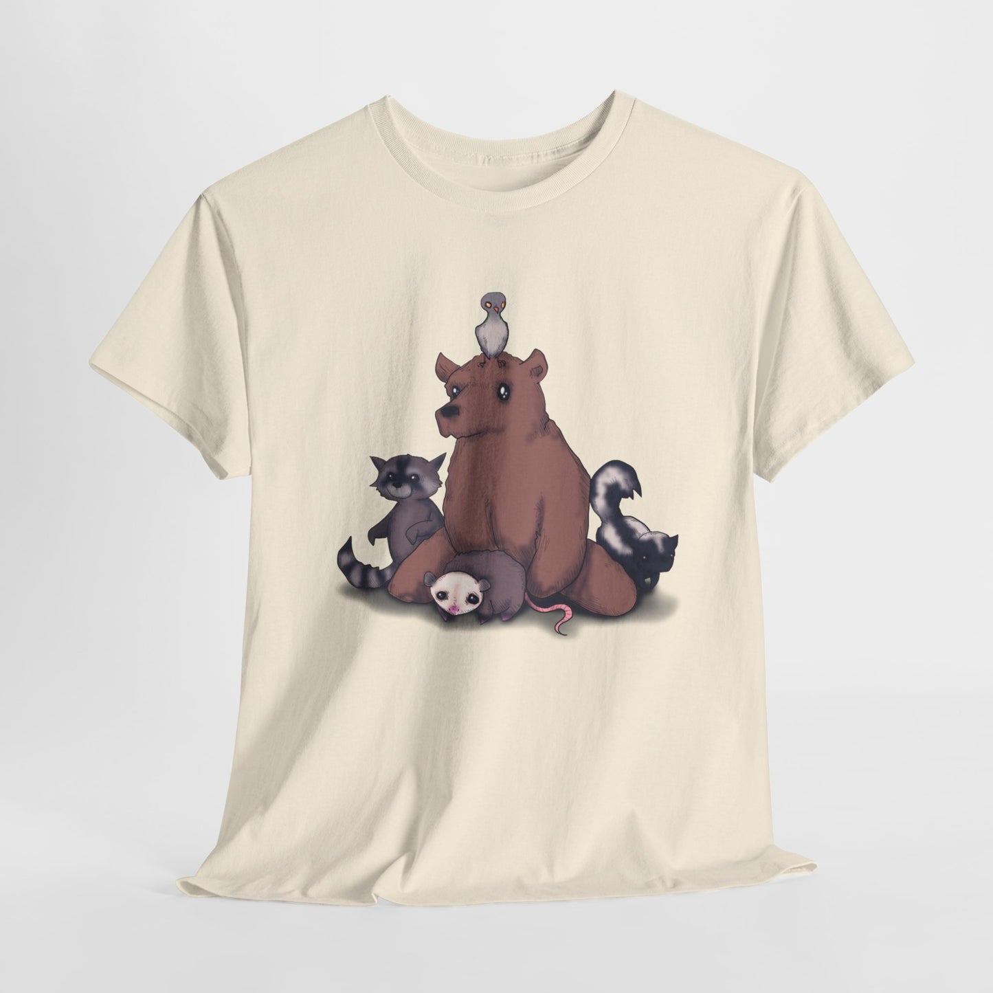 Trash Animals Unisex Heavy Cotton Tee