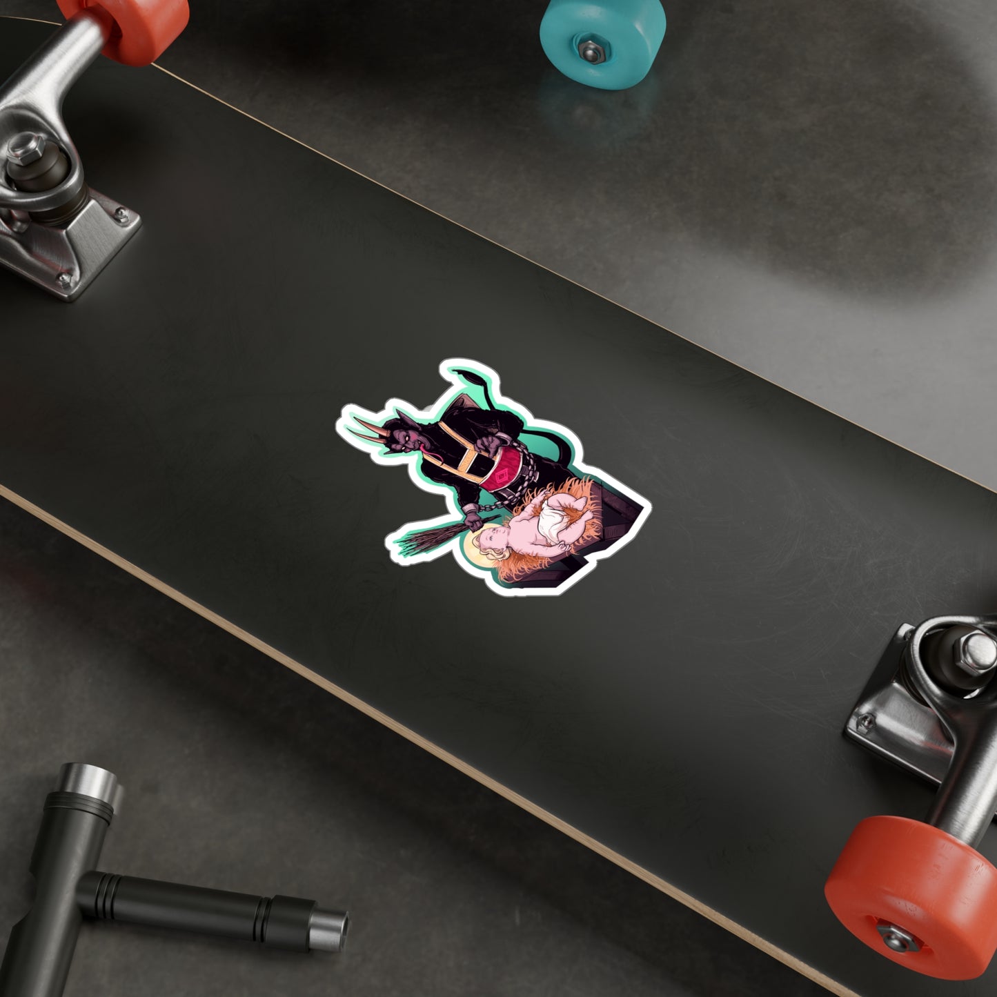 The First Krampus Kiss-Cut Vinyl Decal
