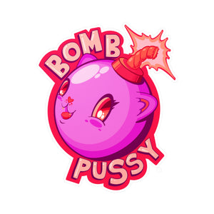 Bomb Pussy Kiss-Cut Vinyl Decal