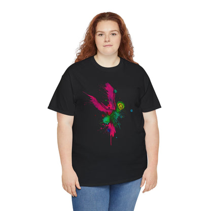 Watercolor Hummingbird Unisex Heavy Cotton Tee