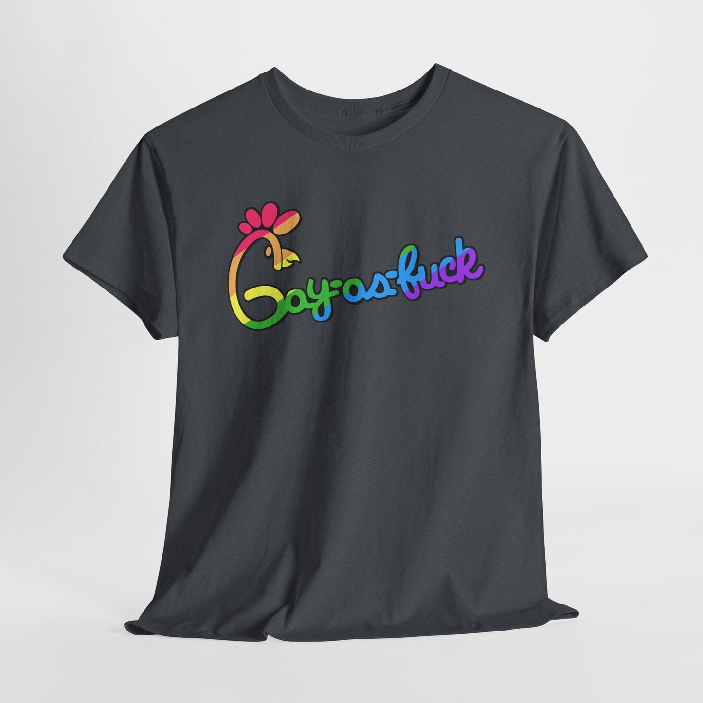 Gay Chicken Unisex Heavy Cotton Tee
