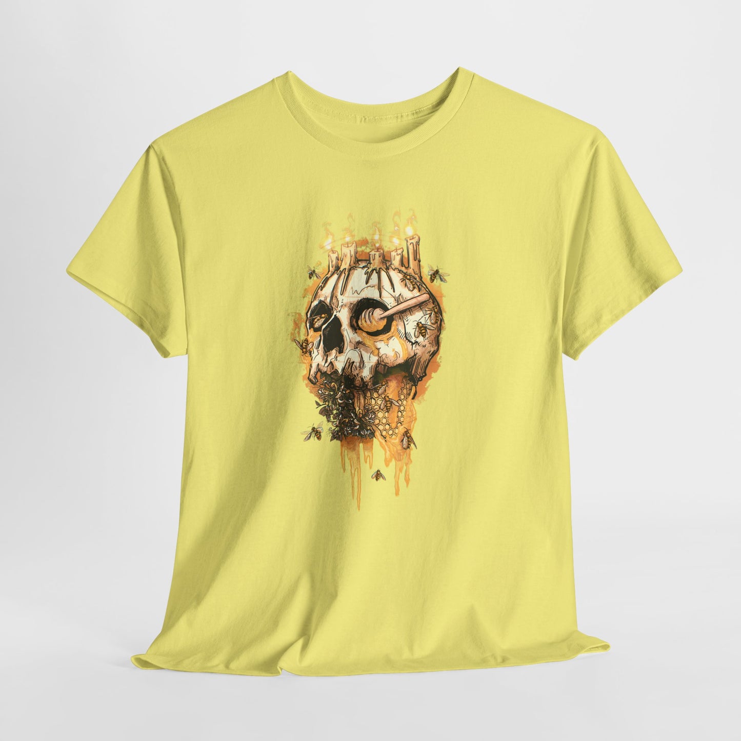 Elemental Skull Honeycore Unisex Heavy Cotton Tee