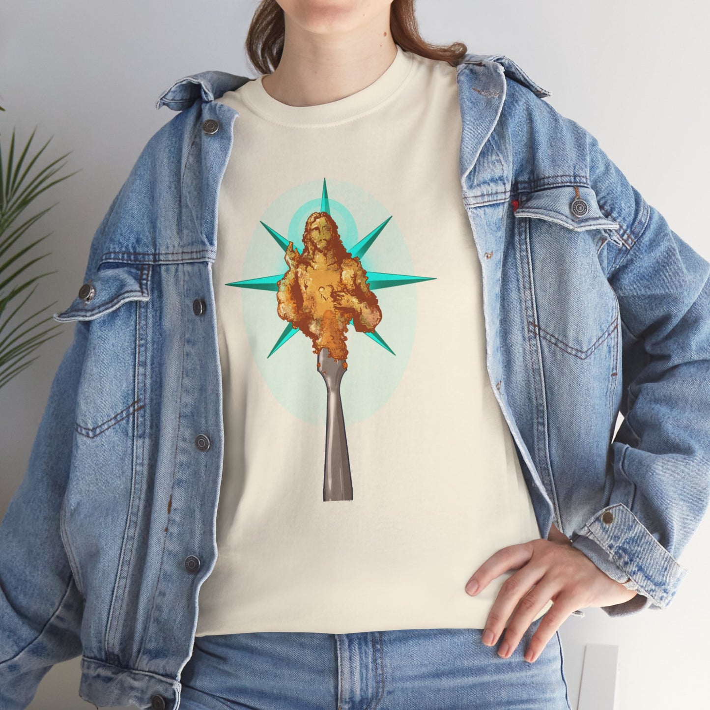 He Is Resin Unisex Heavy Cotton Tee