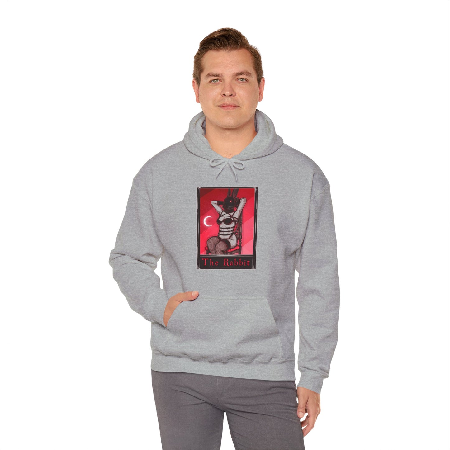 The Rabbit Tarot Unisex Heavy Blend Hooded Sweatshirt