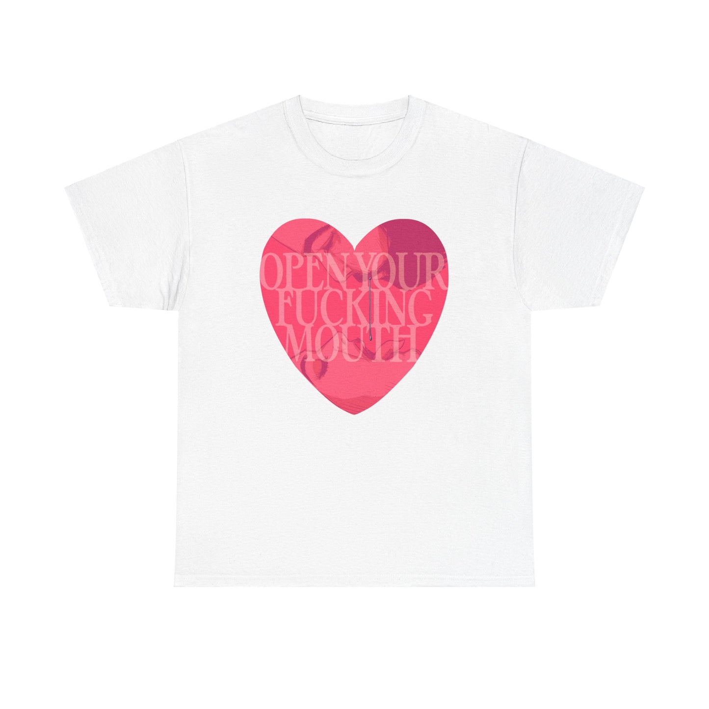 Open Your Mouth Unisex Heavy Cotton Tee