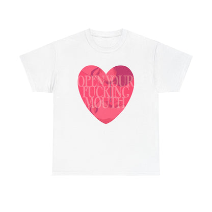 Open Your Mouth Unisex Heavy Cotton Tee
