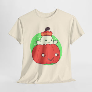 Pumpkin Ghost Unisex Heavy Cotton Tee