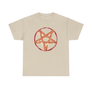 Mozzarella Stick Pentagram Unisex Heavy Cotton Tee