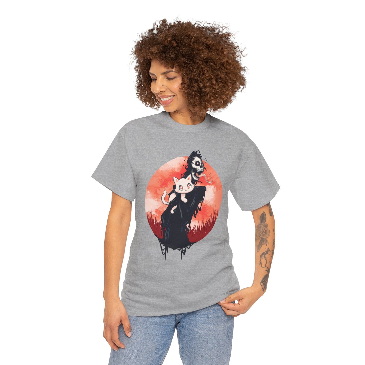Cat Person Unisex Heavy Cotton Tee