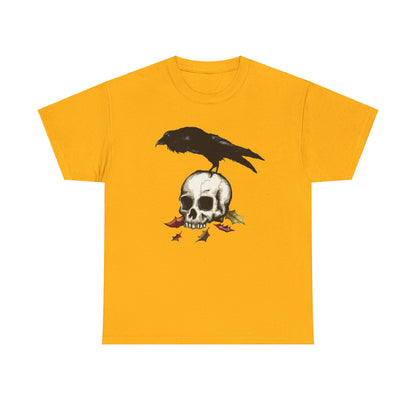 Crow Skull Unisex Heavy Cotton Tee