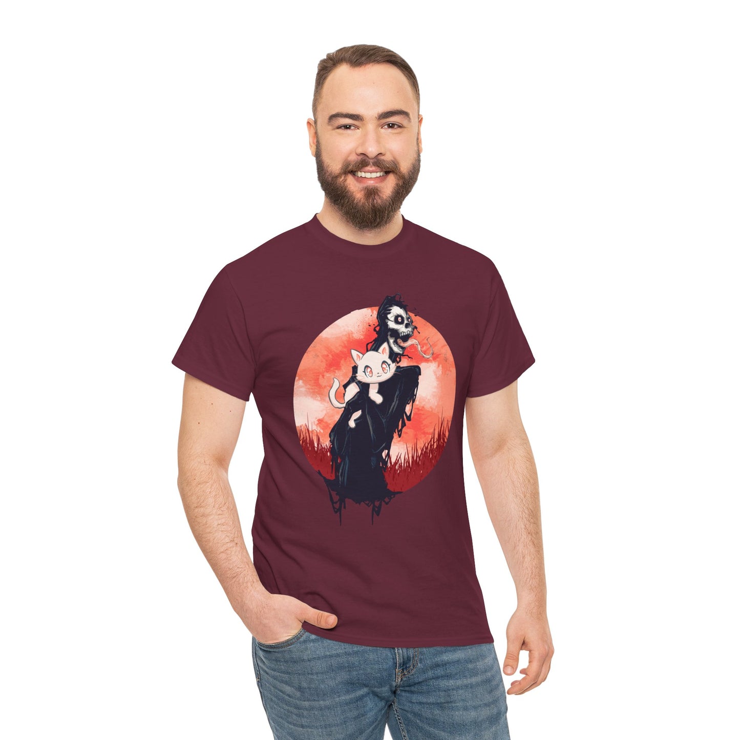 Cat Person Unisex Heavy Cotton Tee