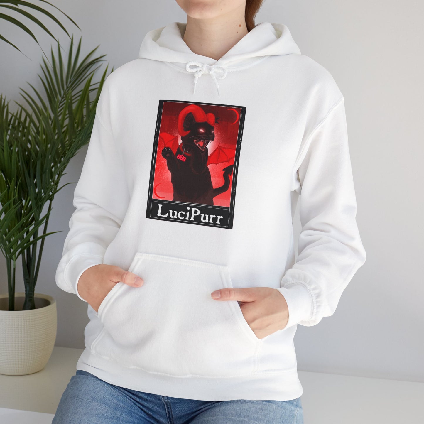 LuciPurr Tarot Unisex Heavy Blend Hooded Sweatshirt