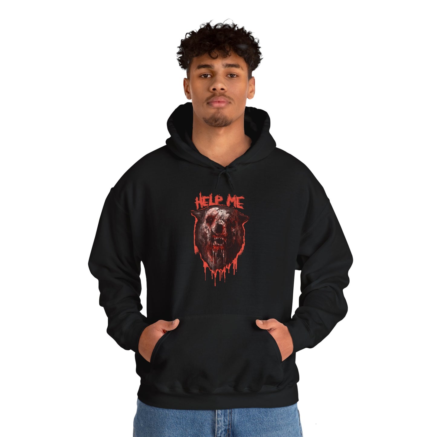Shimmer Bear Unisex Heavy Blend Hooded Sweatshirt