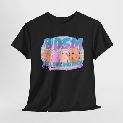 Bagels Donuts Scones Muffins Unisex Heavy Cotton Tee