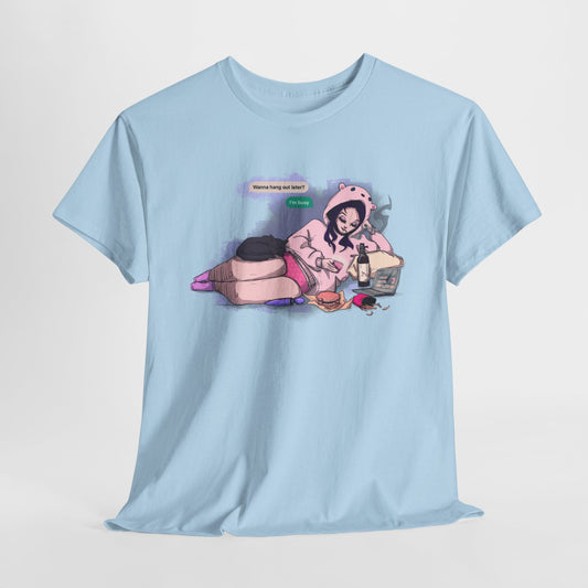 I'm Busy Unisex Heavy Cotton Tee
