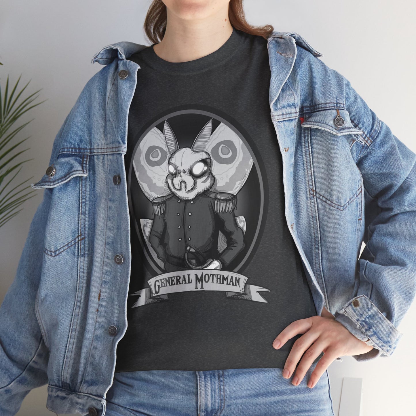 General Mothman Unisex Heavy Cotton Tee