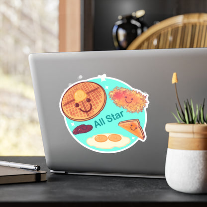 All Star Breakfast Kiss-Cut Vinyl Decal