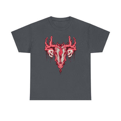 Uterus From Hell Unisex Heavy Cotton Tee