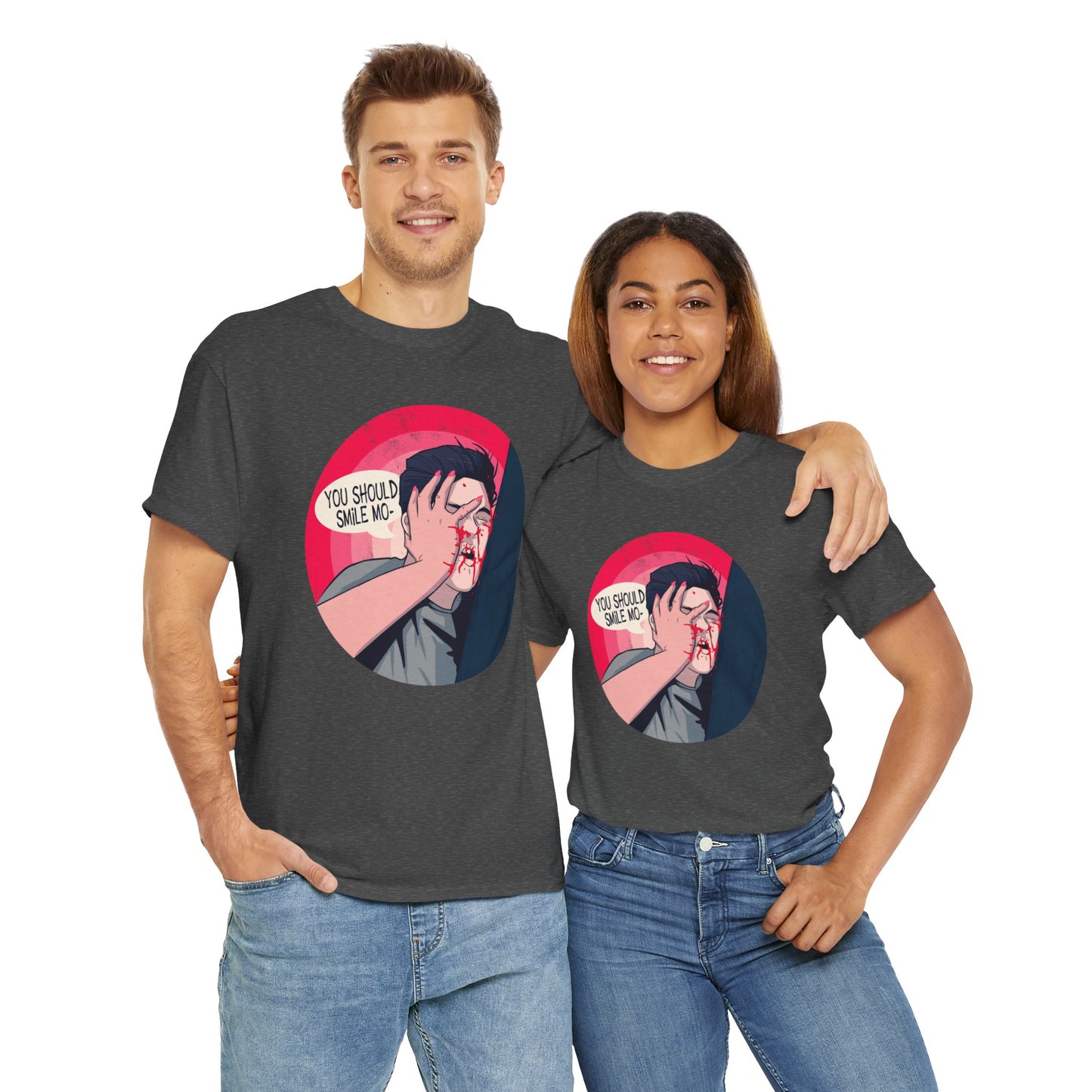 Smile Unisex Heavy Cotton Tee