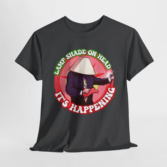 Lampshade On Head Unisex Heavy Cotton Tee