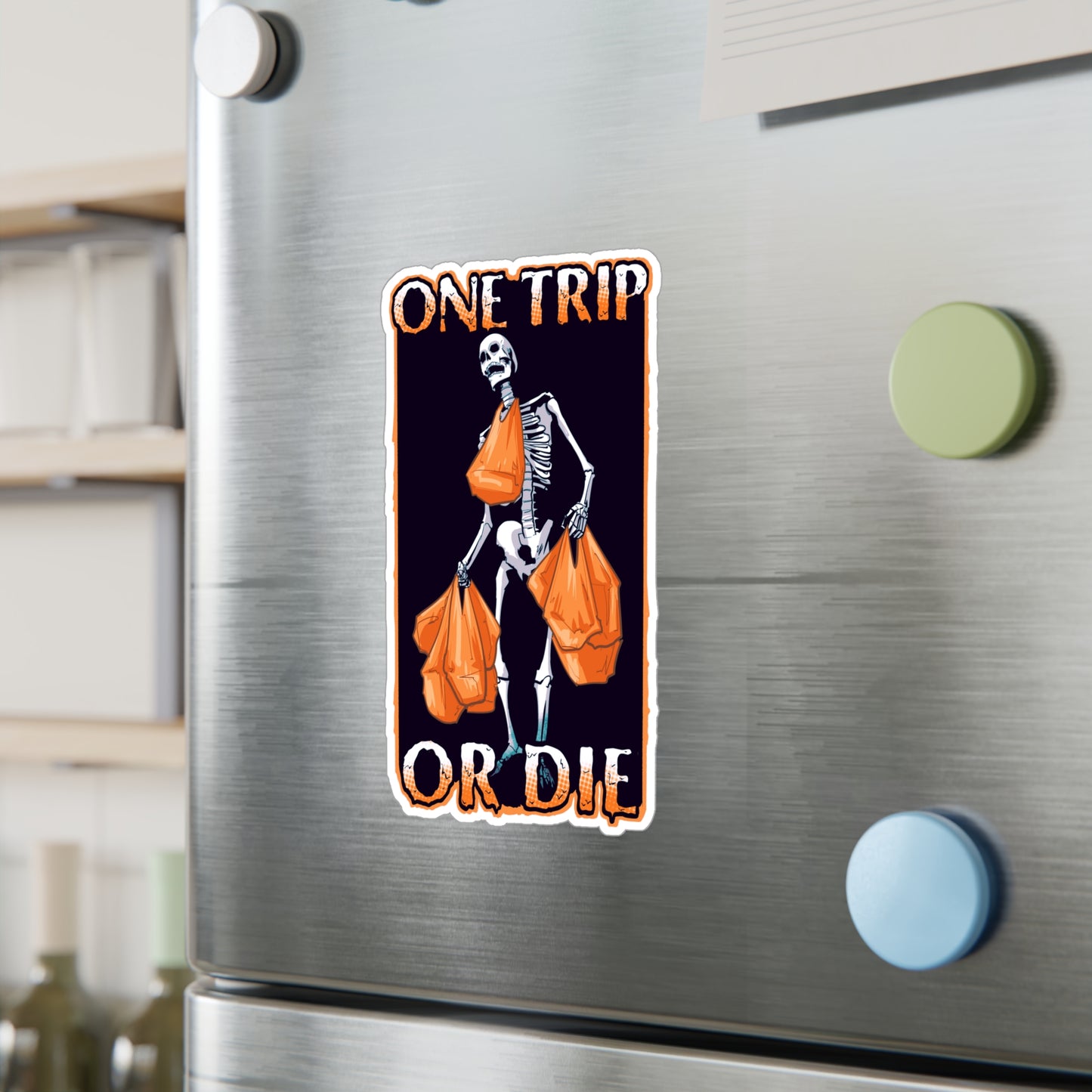 No Grocery Left Behind Kiss-Cut Vinyl Decal