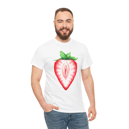 Juicy Strawberry Unisex Heavy Cotton Tee