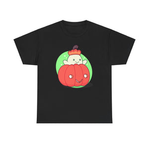 Pumpkin Ghost Unisex Heavy Cotton Tee