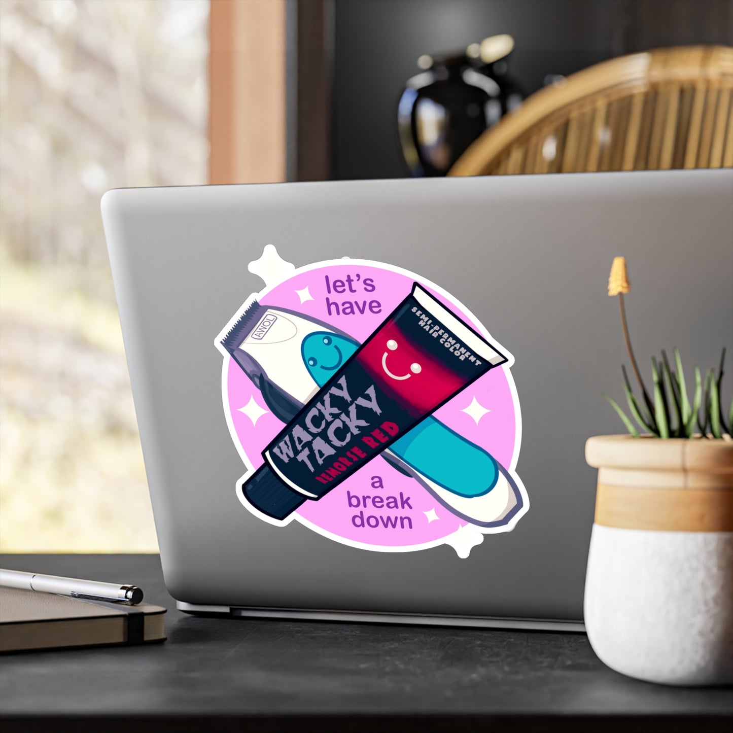 Let's Have A Breakdown Kiss-Cut Vinyl Decal