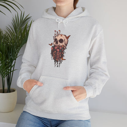 Elemental Skull Nature Unisex Heavy Blend Hooded Sweatshirt