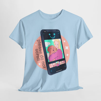 Don't Scroll Unisex Heavy Cotton Tee