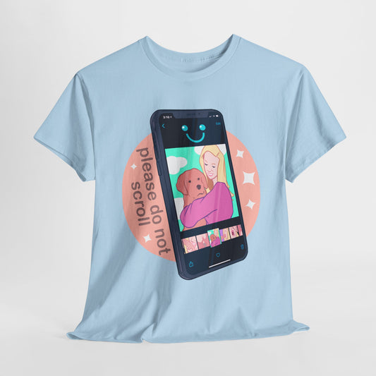 Don't Scroll Unisex Heavy Cotton Tee