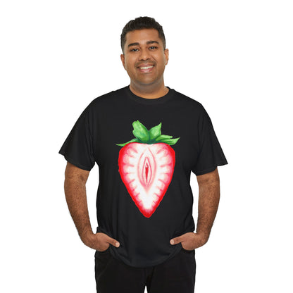 Juicy Strawberry Unisex Heavy Cotton Tee