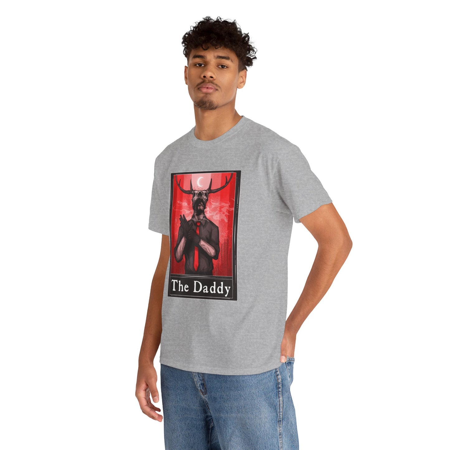 Deer Daddy Series 11: Tarot (Front & Back Print) Unisex Heavy Cotton Tee