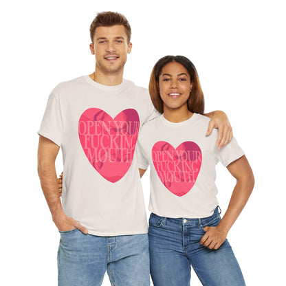 Open Your Mouth Unisex Heavy Cotton Tee