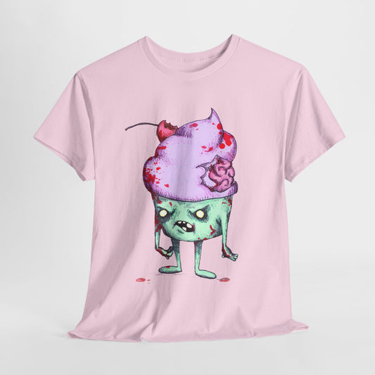 Zombie Cupcake Unisex Heavy Cotton Tee