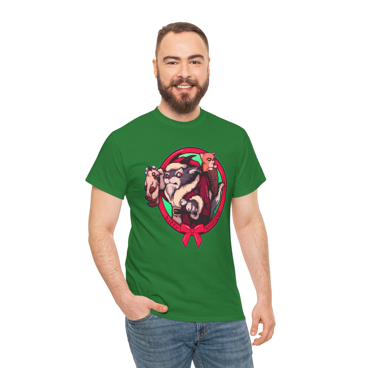 Kitty Krampus Unisex Heavy Cotton Tee