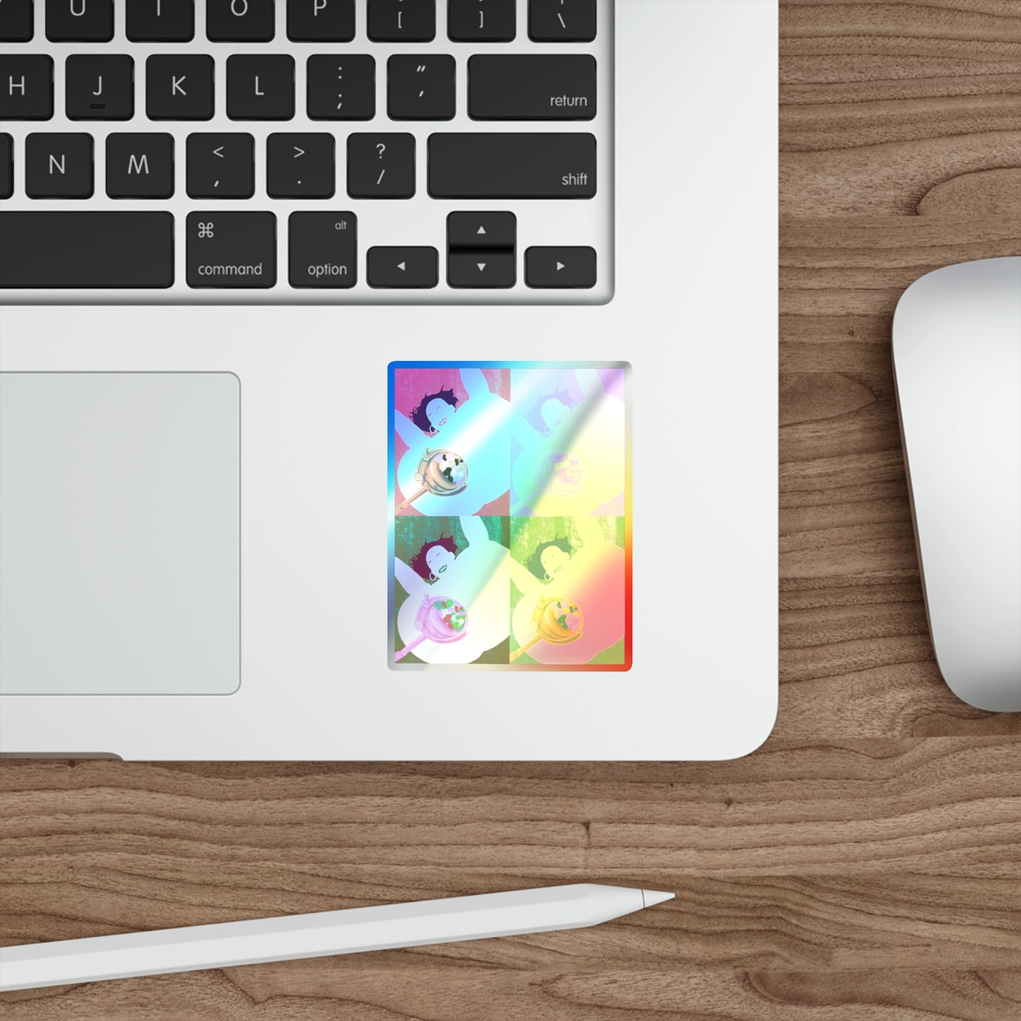 Cereal Princess Holographic Die-cut Stickers