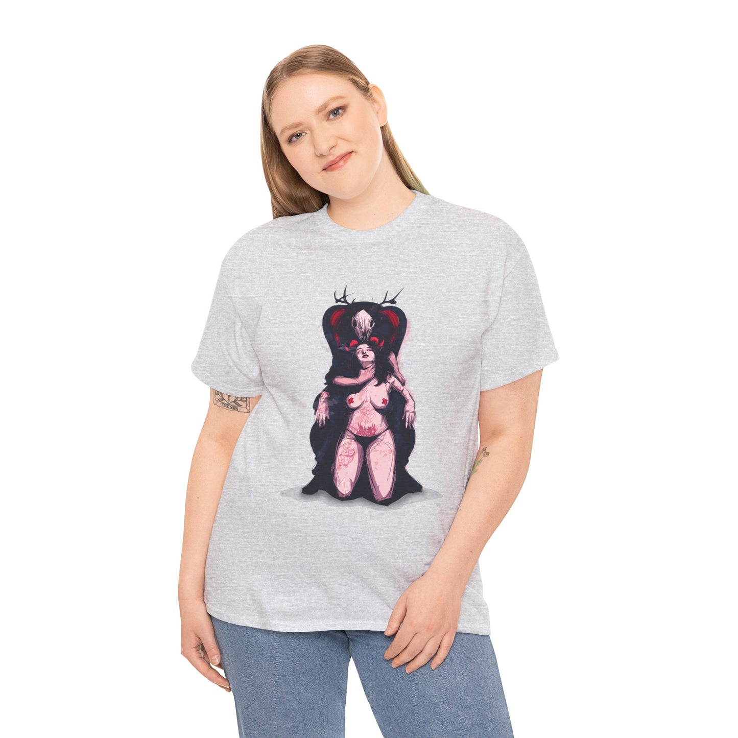Deer Daddy Series 7: Daddy v Demoni  Unisex Heavy Cotton Tee