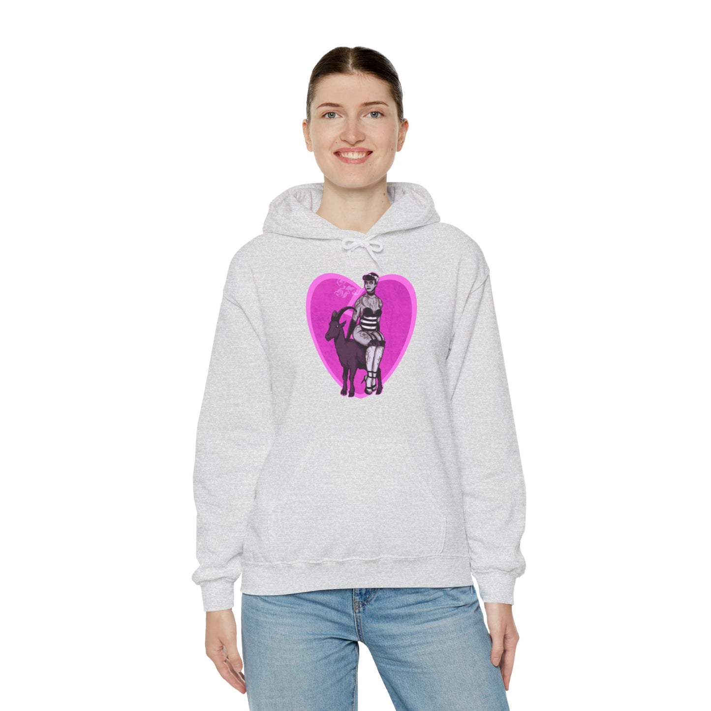 Goth Pinup Unisex Heavy Blend Hooded Sweatshirt