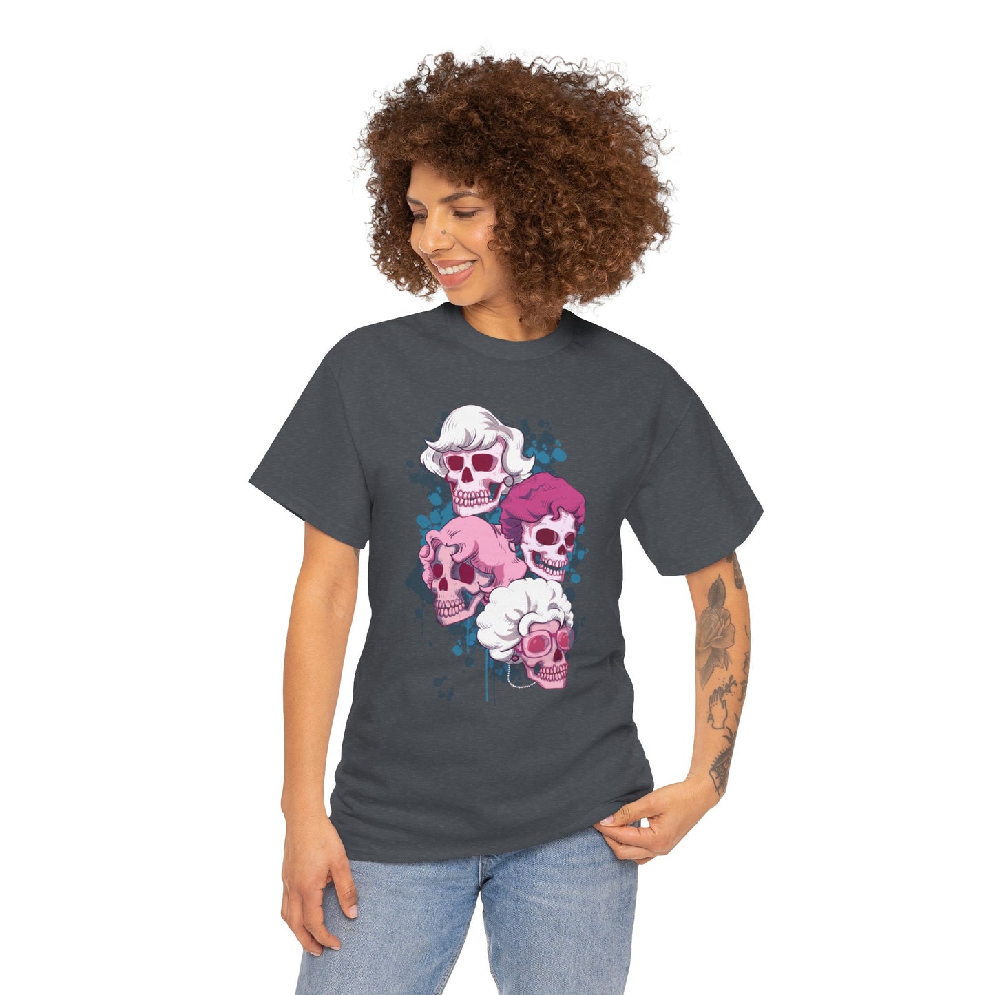 Gold Skulls Unisex Heavy Cotton Tee