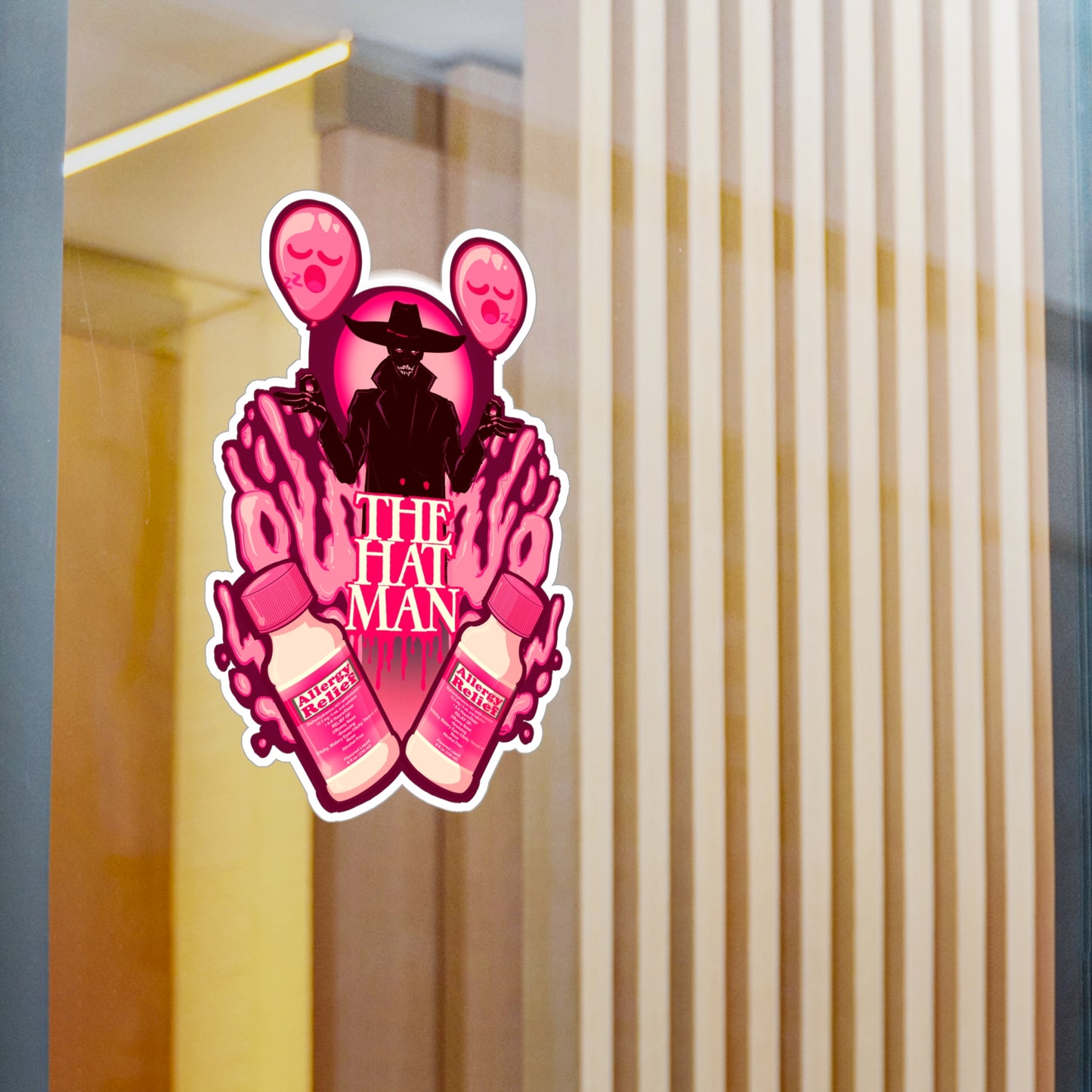 The Hat Man Kiss-Cut Vinyl Decal